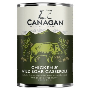 CANAGAN Dog Chicken and Wild Boar Casserole 400g (puszka)