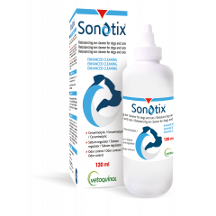 VETOQUINOL Sonotix - preparat do czyszczenia uszu dla psów i kotów 120ml PROMO Krótki termin
