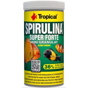 TROPICAL Super Spirulina Forte Mini Granulat - pokarm roślinny