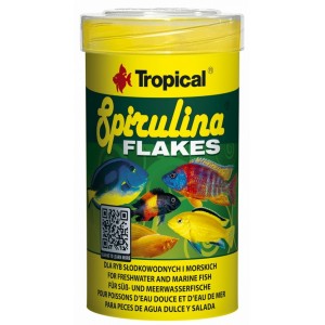 TROPICAL Spirulina Flakes - pokarm roślinny z dodatkiem