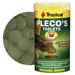 TROPICAL Pleco's Tablets - pokarm dla dużych zbrojników 50ml/30g