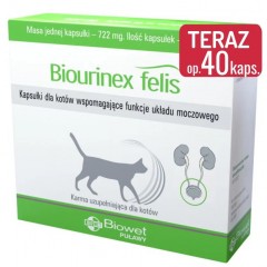 BIOWET Biourinex felis 40 kaps.