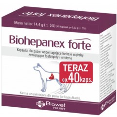 BIOWET Biohepanex forte 40 kaps.