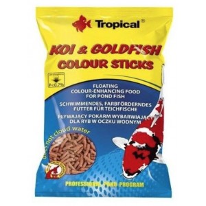 TROPICAL Koi Goldfish Colour Sticks - pokarm wybarwiający dla