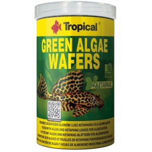 TROPICAL Green Algae Wafers - roślinne wafelki dla glonojadów
