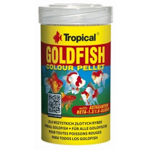 TROPICAL Goldfish Colour Pellet - wybarwiający pokarm dla