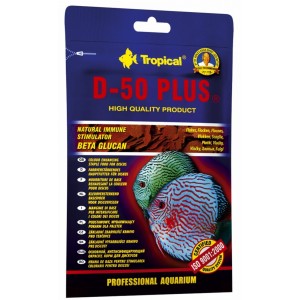 TROPICAL D-50 Plus - wybarwiający pokarm dla ryb ozdobnych