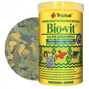 TROPICAL Bio-Vit - Pokarm dla ryb w formie płatków