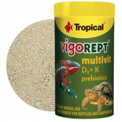 TROPICAL Terra Vigorept Multivit 100ml / 75g - mieszanka witaminowo-mineralna z prebiotykiem dla gadów i płazów