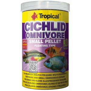 TROPICAL Cichlid Omnivore Small Pellet - pokarm dla młodych i