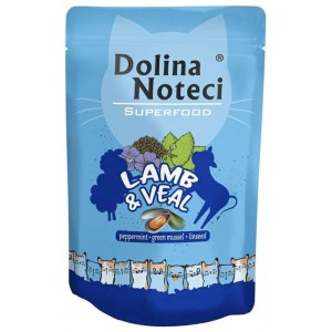 DOLINA NOTECI Superfood dla kota Jagnięcina i Cielęcina 85g (saszetka)