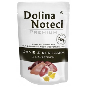 DOLINA NOTECI Danie dla Psa Kurczak z Makaronem 300g (saszetka)