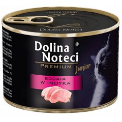 DOLINA NOTECI Premium dla kota Junior / Kitten - Bogata w indyka 185g