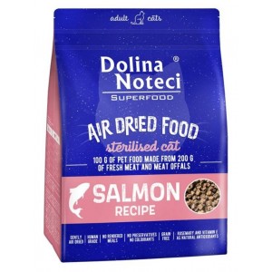 DOLINA NOTECI Superfood Sterilised Danie z Łososia - karma suszona dla kota 1kg