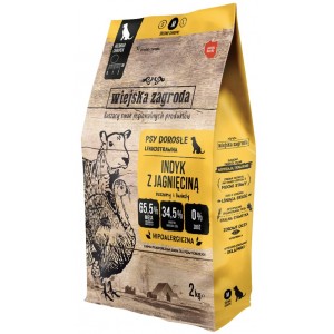 WIEJSKA ZAGRODA dla psa - Indyk z jagnięciną