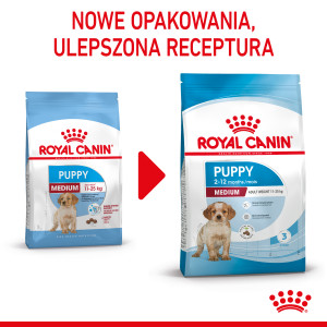 ROYAL CANIN Medium Puppy karma sucha dla szczeniąt ras średnich, od 2 do 12 miesiąca