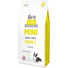 BRIT CARE Mini Adult Lamb 7kg PROMO Uszkodzenie