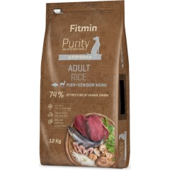FITMIN Purity Rice Adult Fish and Venison 12kg PROMO Uszkodzenie ubytek