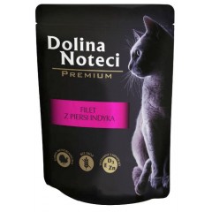 DOLINA NOTECI Filet z indyka dla kota 85g (saszetka)