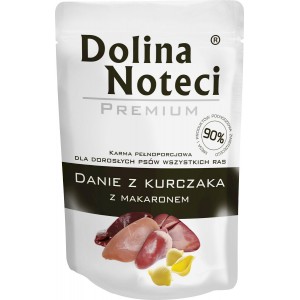 DOLINA NOTECI Danie dla małych ras - Kurczak z Makaronem 100g (saszetka)