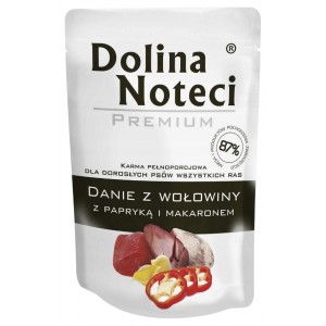 DOLINA NOTECI Danie dla małych ras - Wołowina z Papryką 100g (saszetka)