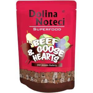 DOLINA NOTECI Superfood dla Psa Wołowina i Serca Gęsi 300g (saszetka)