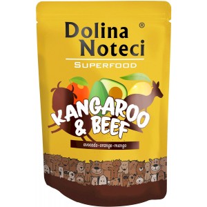 DOLINA NOTECI Superfood dla Psa Kangur i Wołowina 300g (saszetka)