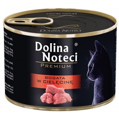 DOLINA NOTECI Premium dla kota - Bogata w cielęcinę 185g