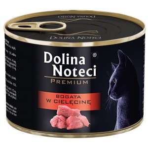 DOLINA NOTECI Premium dla kota - Bogata w cielęcinę