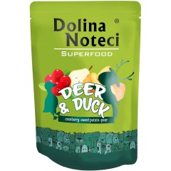 DOLINA NOTECI Superfood dla Psa Jeleń i Kaczka (saszetka)