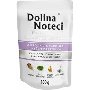 DOLINA NOTECI Premium Małe Rasy - Królik z fasolką i ryżem