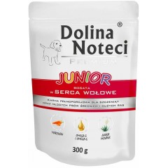 DOLINA NOTECI Premium Junior - Serca wołowe (Saszetka)