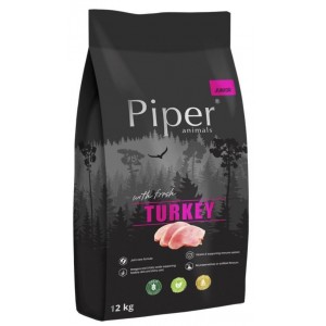 DOLINA NOTECI PIPER Junior z indykiem dla szczeniaka 12kg