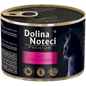 DOLINA NOTECI Premium dla kota Filet z Piersi Indyka w Sosie 185g