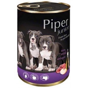 PIPER Junior z cielęciną i jabłkiem 400g