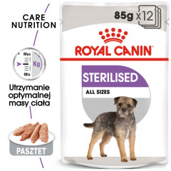 ROYAL CANIN CCN Sterilised Loaf 85g (pasztet) PROMO Krótki termin
