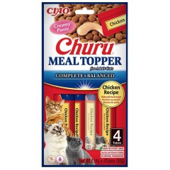INABA CAT Meal Topper Chicken Recipe 4x 14g (56g)