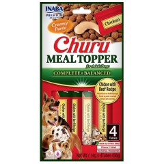 INABA DOG Meal Topper Chicken with Beef Recipe 4x 14g (56g)