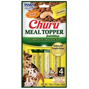 INABA DOG Meal Topper Chicken with Pumpkin Recipe 4x 14g (56g)