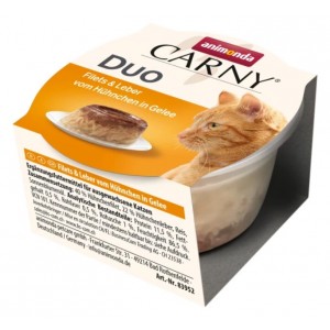 ANIMONDA Carny Duo Adult filet i wątróbka z kurczaka w galarecie 70g