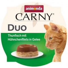 ANIMONDA Carny Duo Adult tuńczyk z filetem z kurczaka w galarecie 70g