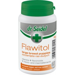 DR SEIDEL Flawitol dla szczeniąt dużych ras - 200 tabletek PROMO Krótki termin