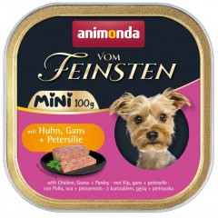 ANIMONDA Dog Vom Feinsten Adult Mini z kurczakiem, gęsią i pietruszka 100g