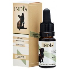 INDIA Ekstrakt CBD 5% dla psów 10 ml PROMO Krótki termin