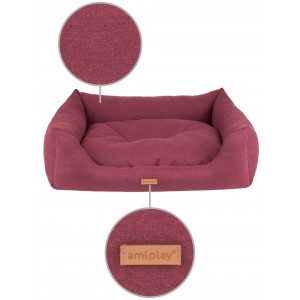 AMIPLAY Montana Sofa - Bordowa