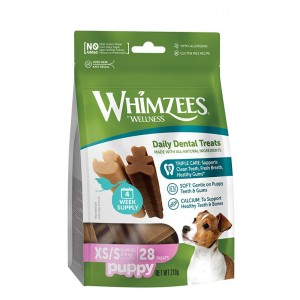 WHIMZEES Gryzaki dentystyczne Puppy XS/S - dla szczeniąt 28 szt.