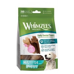 WHIMZEES Gryzaki dentystyczne Puppy M/L - dla szczeniąt 14 szt.