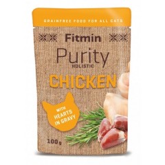 FITMIN Cat Purity Chicken with hearts 100g (saszetka)