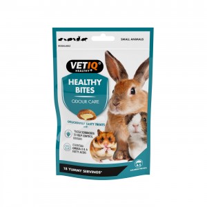 RECOSNACK Vetiq Przysmaki dla gryzoni kontrola zapachu Healthy Bites Odour Care For Small Animals 30g