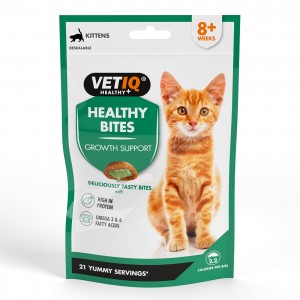 RECOSNACK Vetiq Przysmaki dla kociąt wsparcie wzrostu Healthy Bites Growth Support for Kittens 65 g